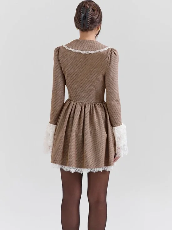 House of CB Check Mini Dress - Picture 5 of 7